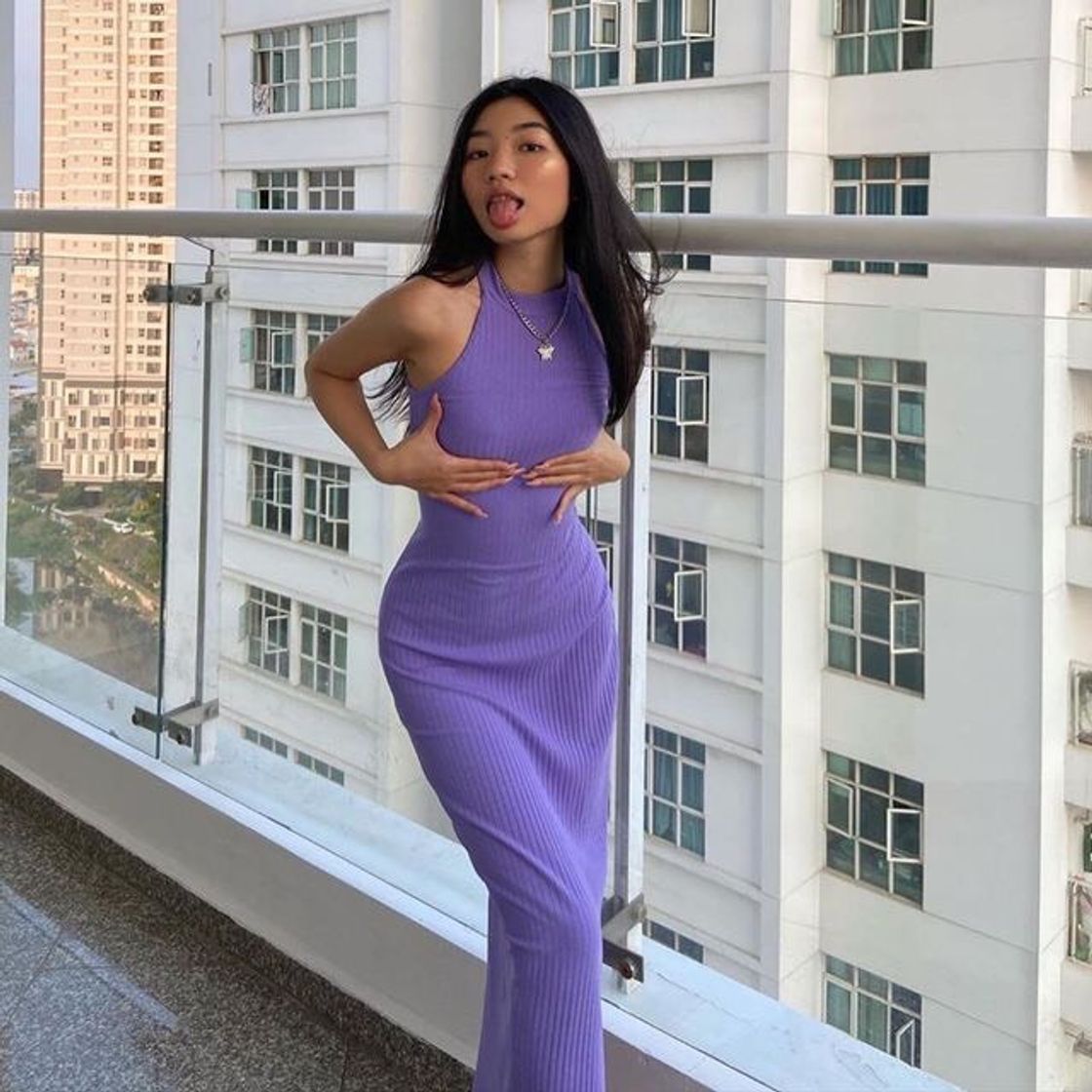 Social Look roxo lindo 💜