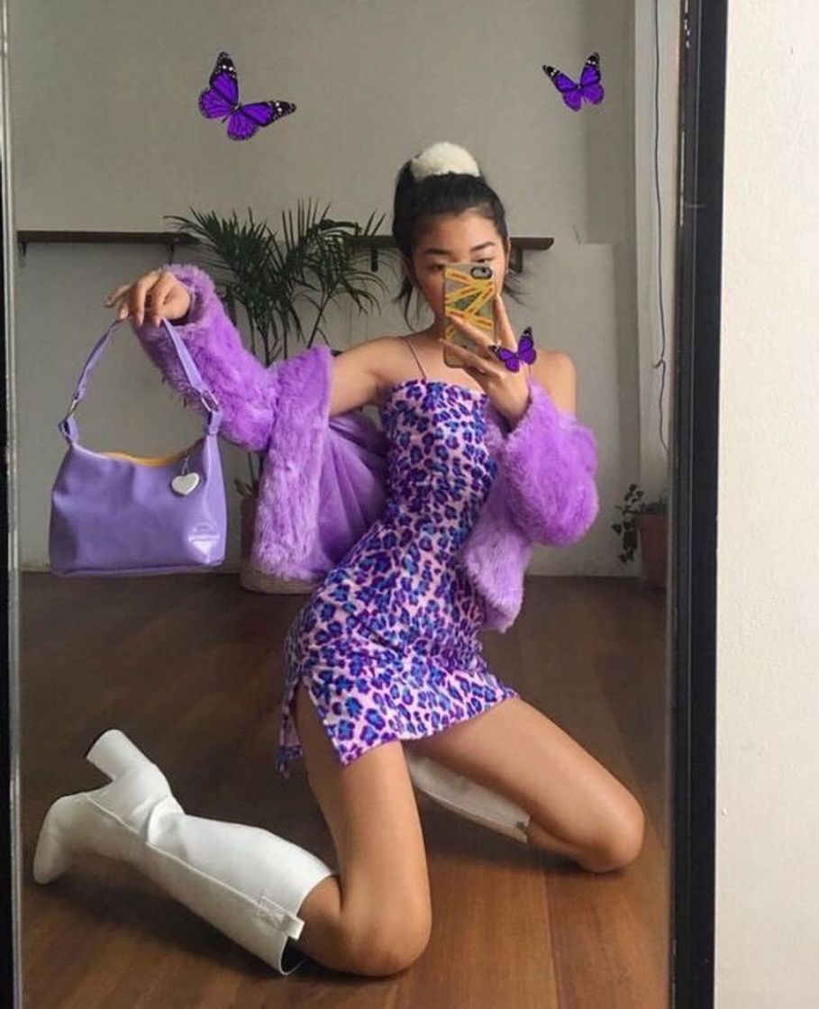 Fashion Look aesthetic roxo 💜