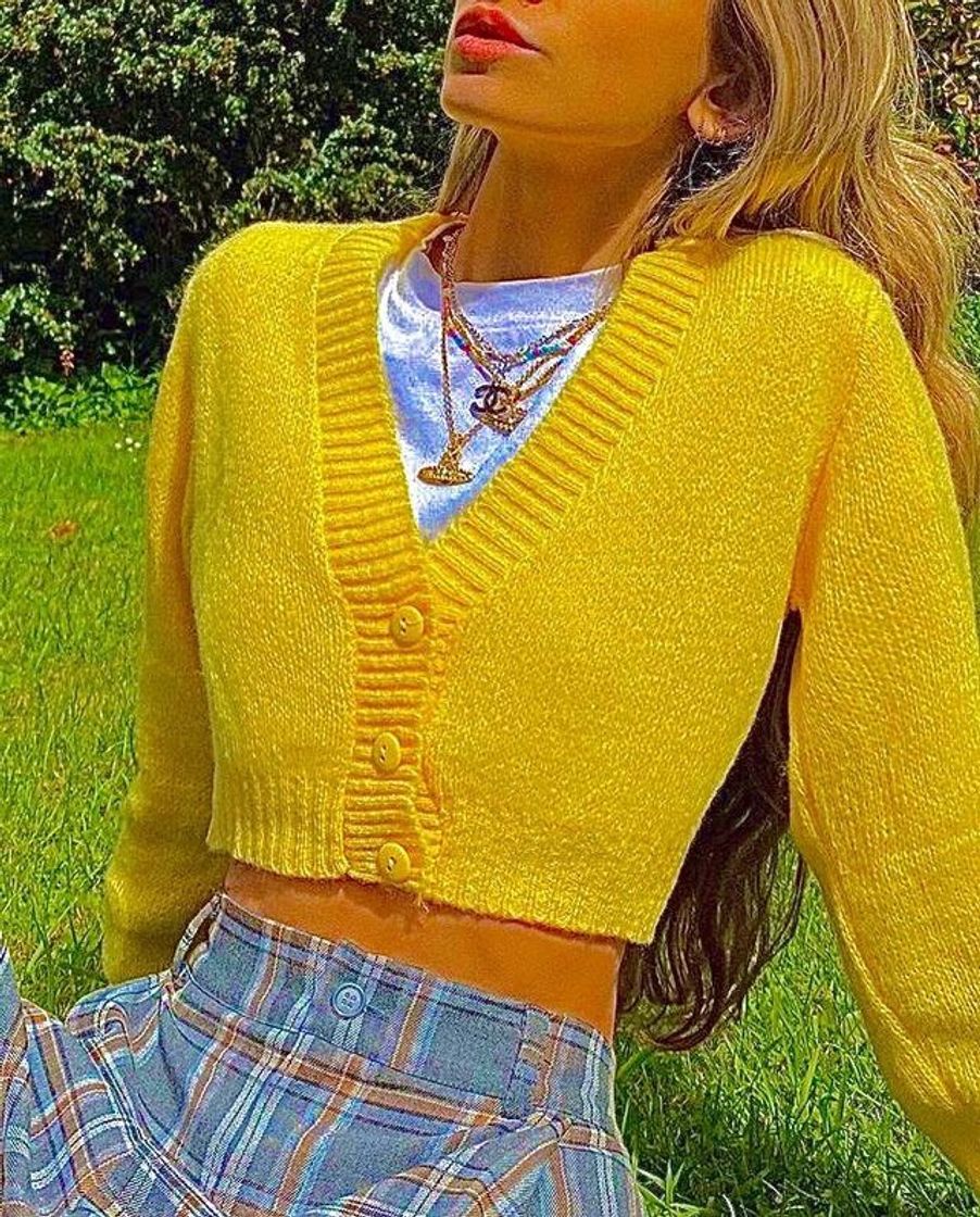 Fashion Look aesthetic amarelo 🌻