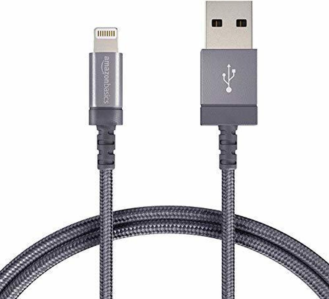 Electrónica AmazonBasics - Cable conector USB a Lightning