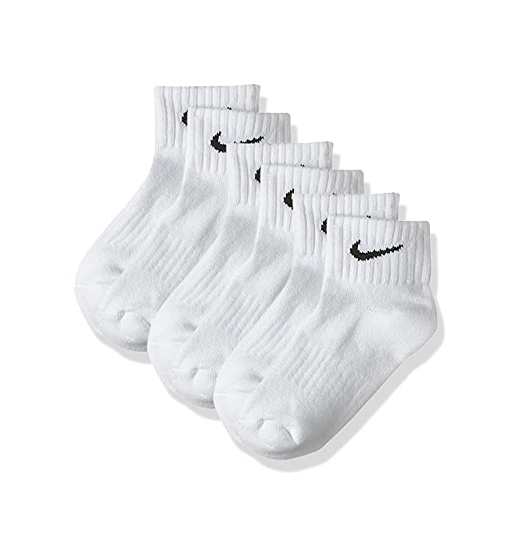 Producto Nike One Quarter Socks 3PPK Value Calcetines para Hombre, Blanco