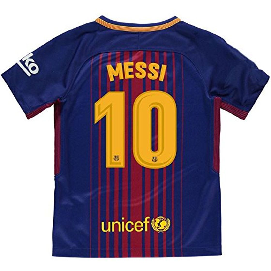 Producto Camiseta 1ª Equipación Replica Oficial FC BARCELONA 2017-2018 Dorsal MESSI - Tallaje