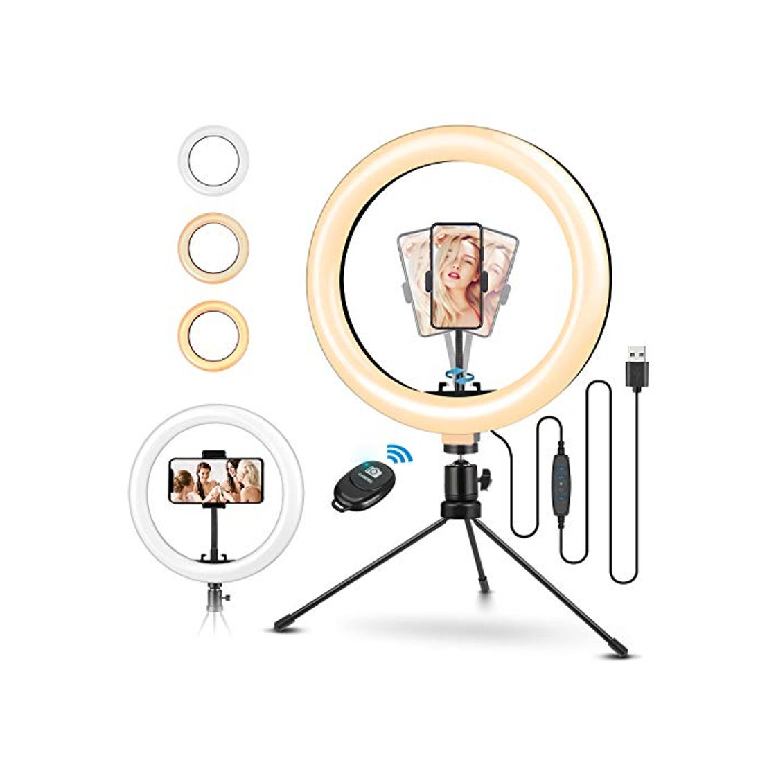 Social ELEGIANT Aro de Luz Trípode Fotografía