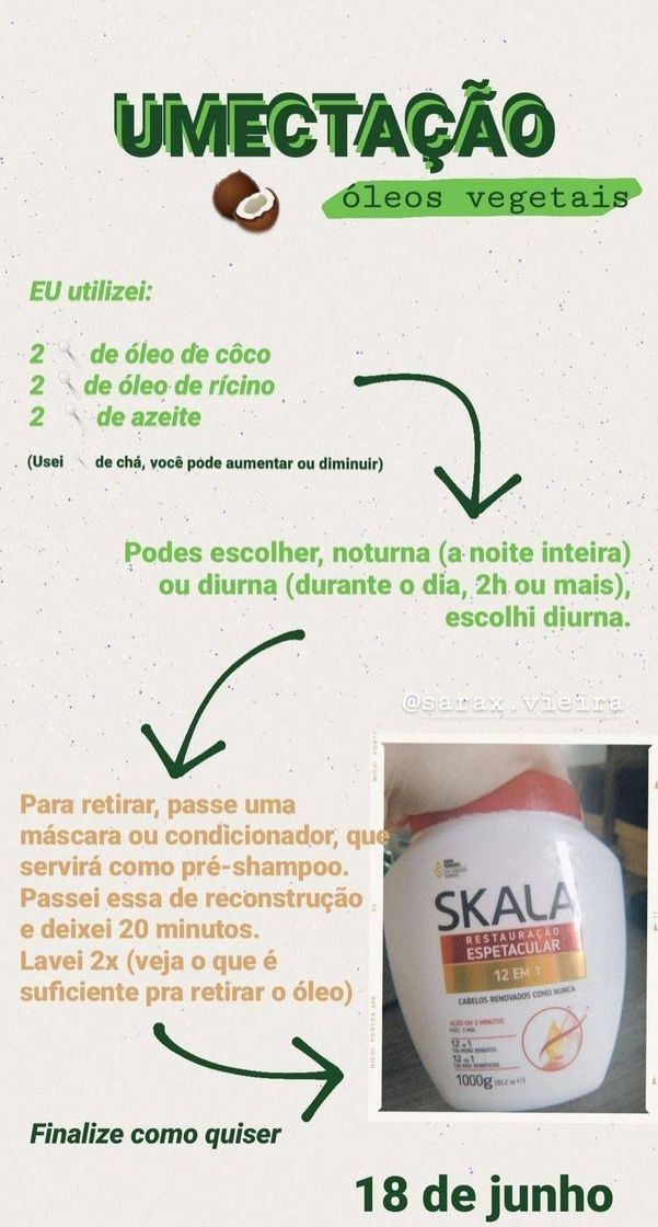 Fashion Receita caseira para cabelo