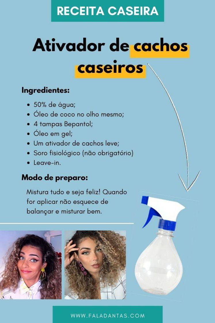 Fashion Receita caseira para cabelo