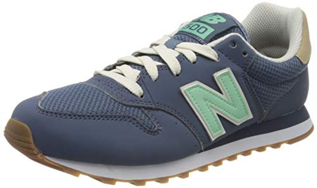 Fashion New Balance 500, Zapatillas para Mujer, Azul