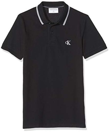 Calvin Klein Modern tee Camiseta, Negro