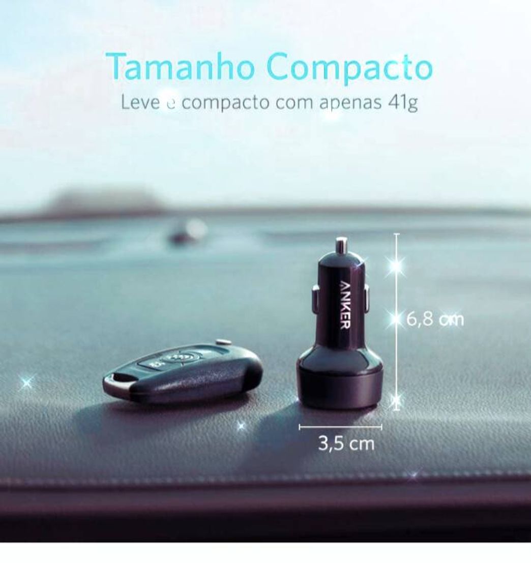 Fashion Carregador Veicular 1 USB-C PD + 1 USB, Anker, 11144308.