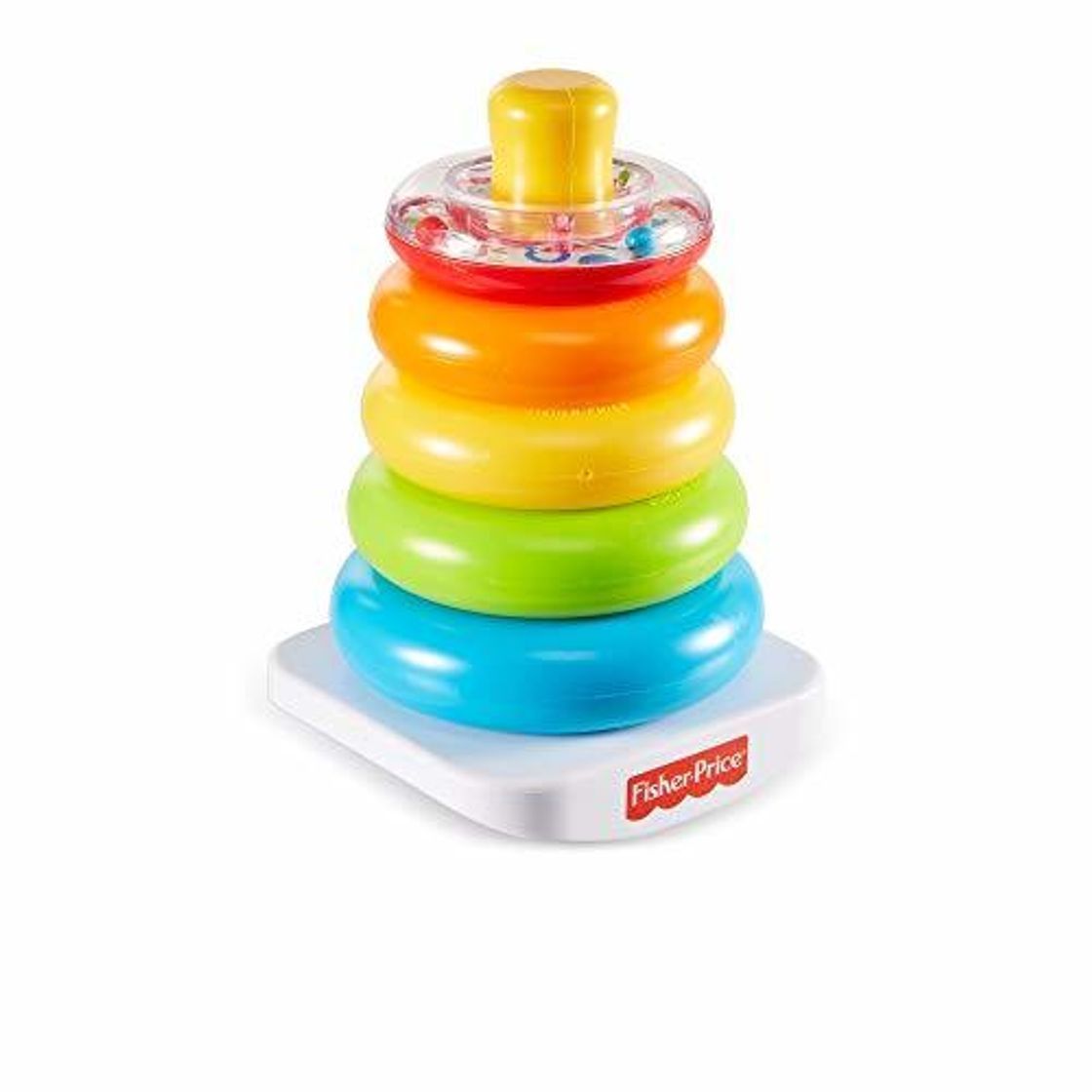 Social Fisher-Price - Pirámide Balanceante, Juguete para Bebé +6 Meses