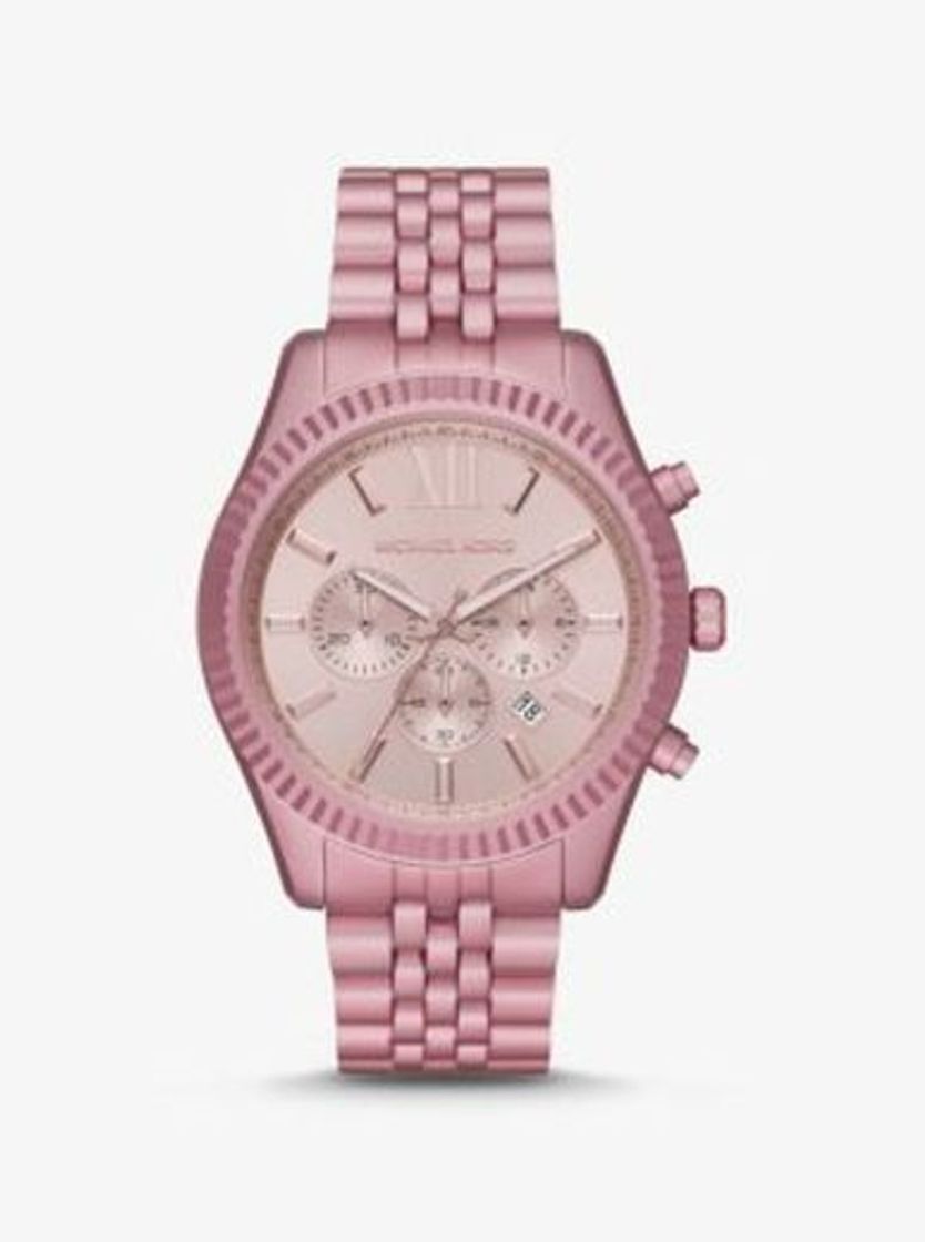 Products Oversized Lexington Pink-Tone Aluminum Watch