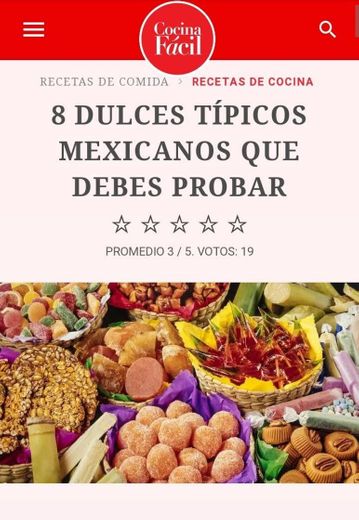 8 Dulces típicos mexicanos 