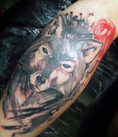 Tatuaje de lobo #2