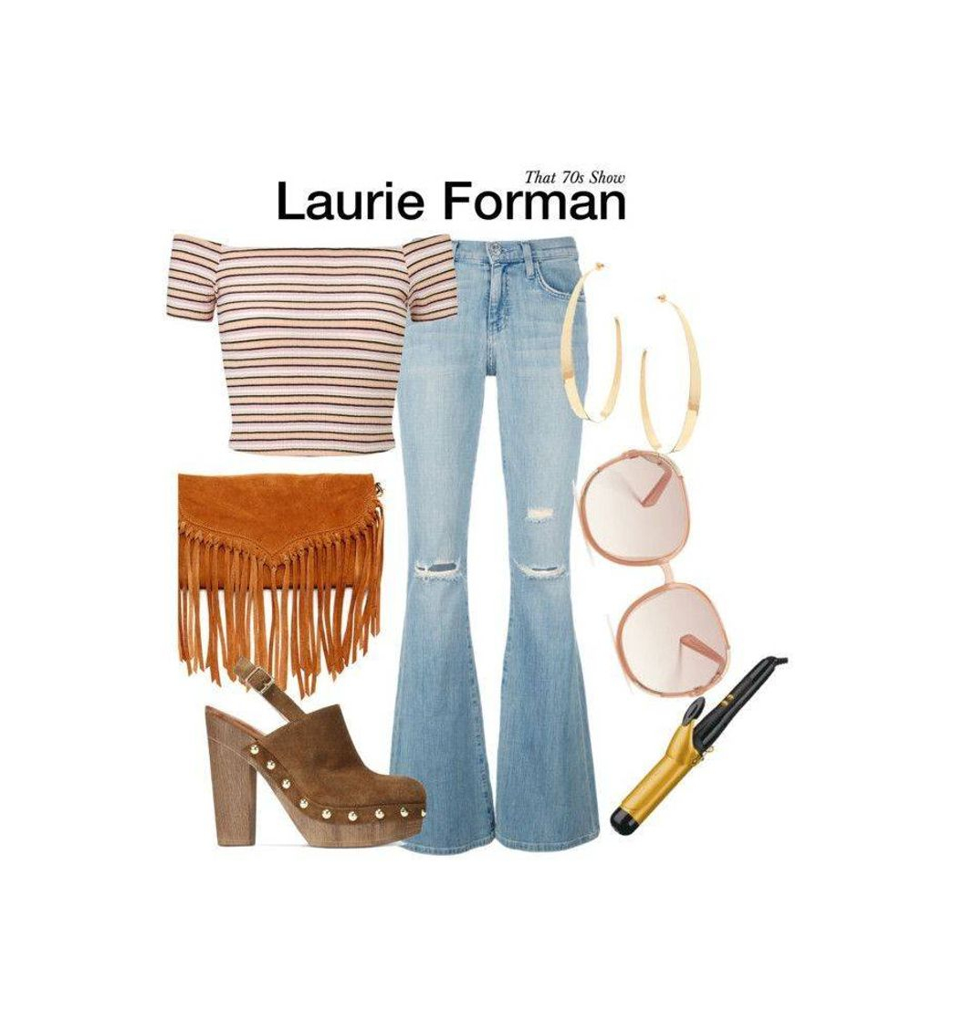 Fashion Look inspirado na Laurie Forman de T70s