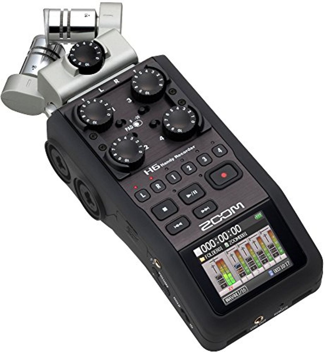 Productos Zoom Ampliar H6 Grabador Portátil 6 Pistas Micrófonos XLR 4 X