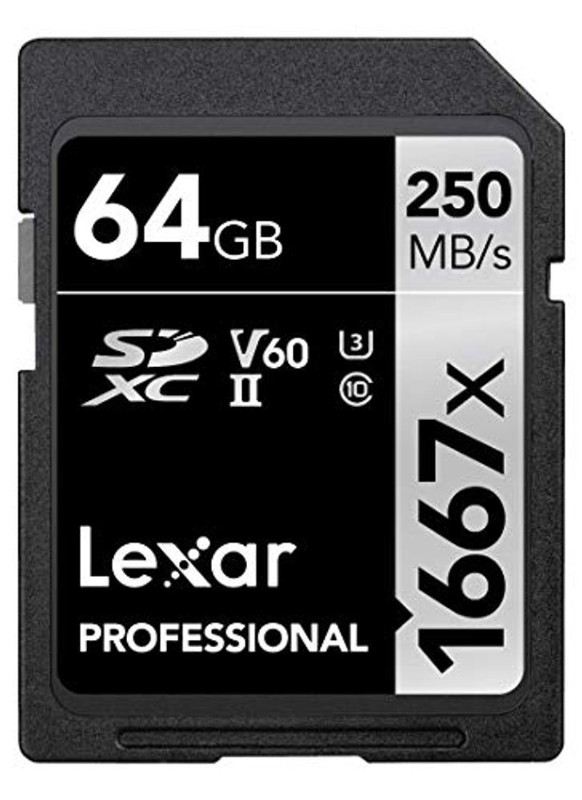 Electrónica Carte Lexar Professional 1667x 64 Go SDXC UHS-II