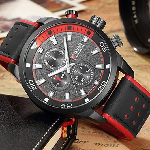 CURREN 8250 Sport Men Quartz Watch Fashion Simple Relogio Masculino Hombres Relojes