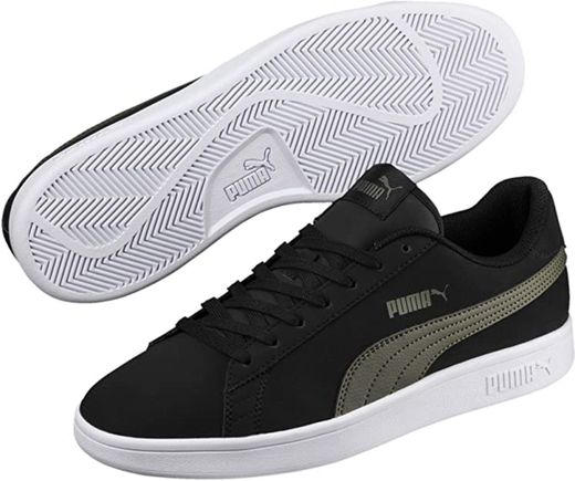 PUMA Smash v2, Zapatillas Unisex Adulto, Negro