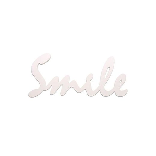 SUPVOX Smile Letrero de Madera Decoración para Hogar Colgante Decorativo Signo de