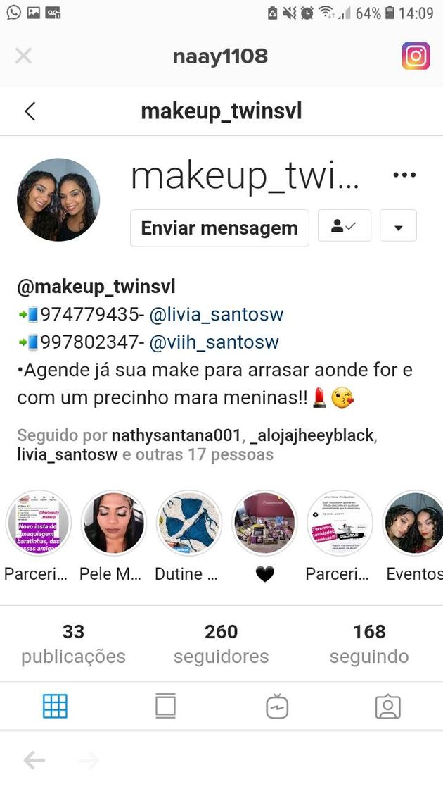 Fashion Contatinho de make