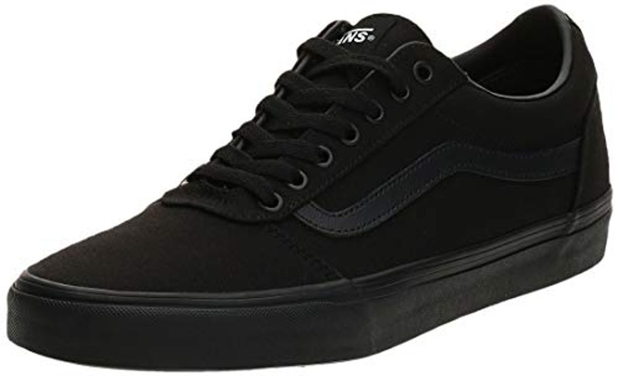 Moda Vans Ward Canvas, Zapatillas para Hombre Negro