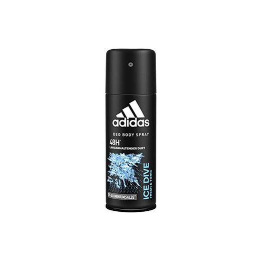Desodorante Adidas Ice Dive Body Spray – Desodorante en spray revitalizante con