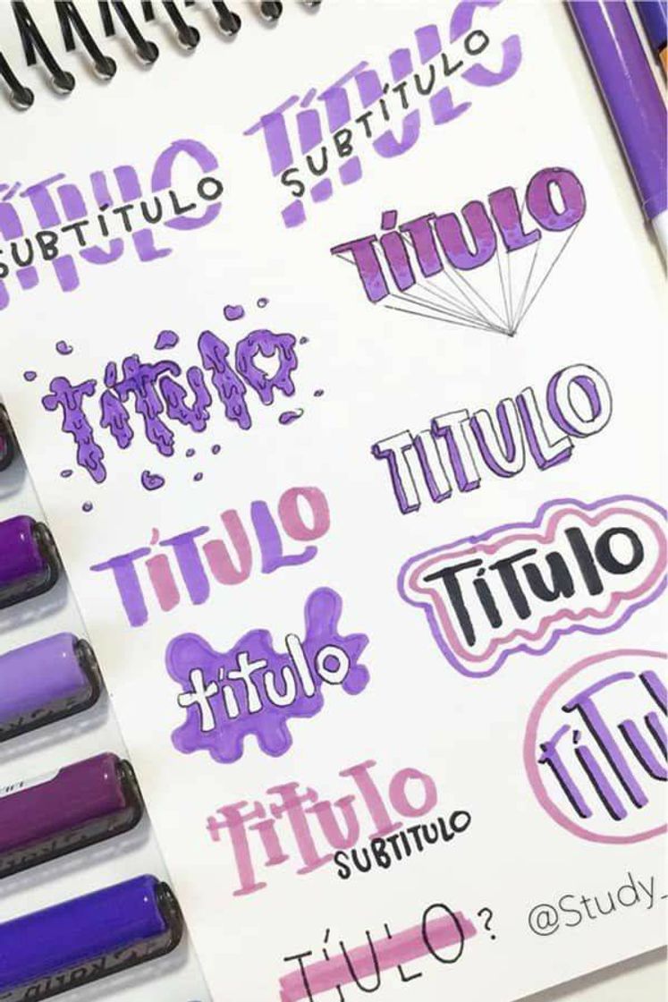 Social Ideias de títulos para enfeitar seu caderno part 2