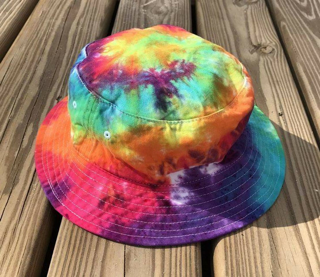 Fashion tie dye bucket hat