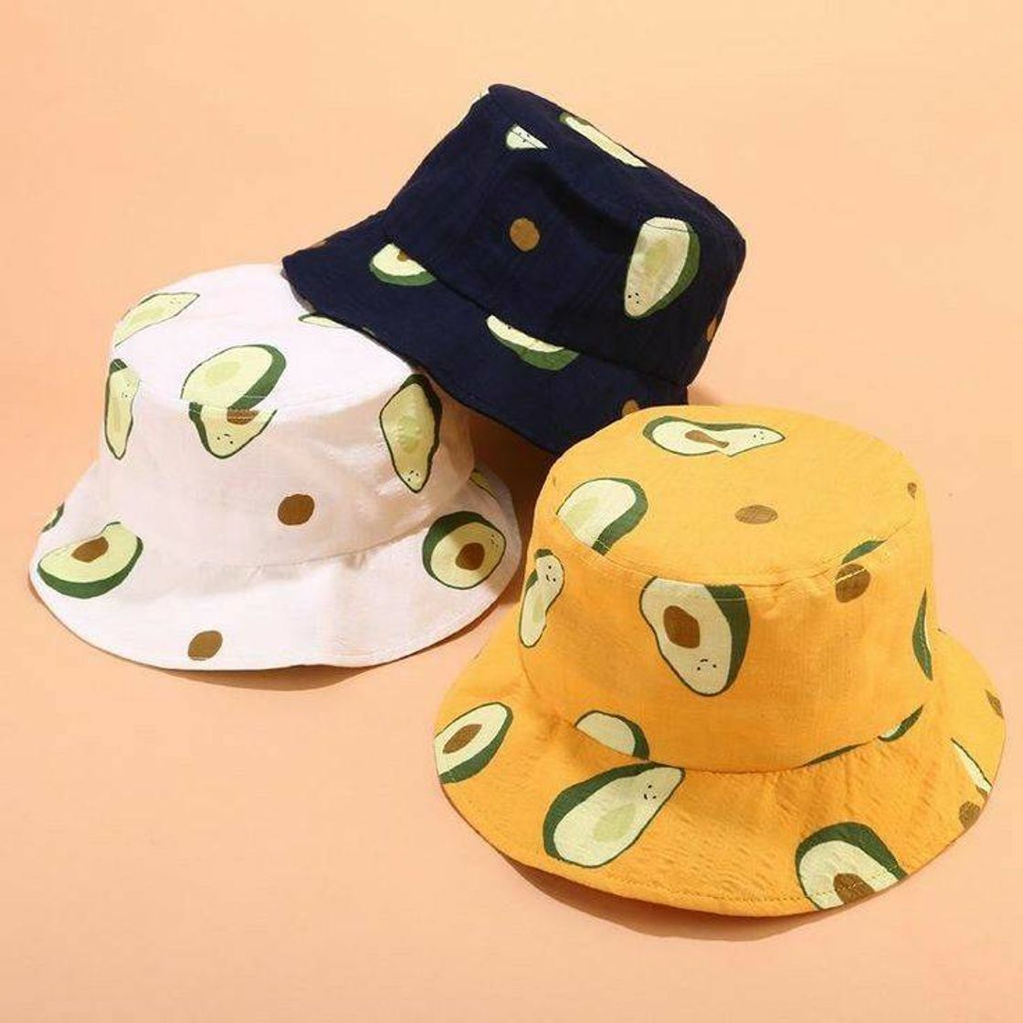 Fashion avocado bucket hat