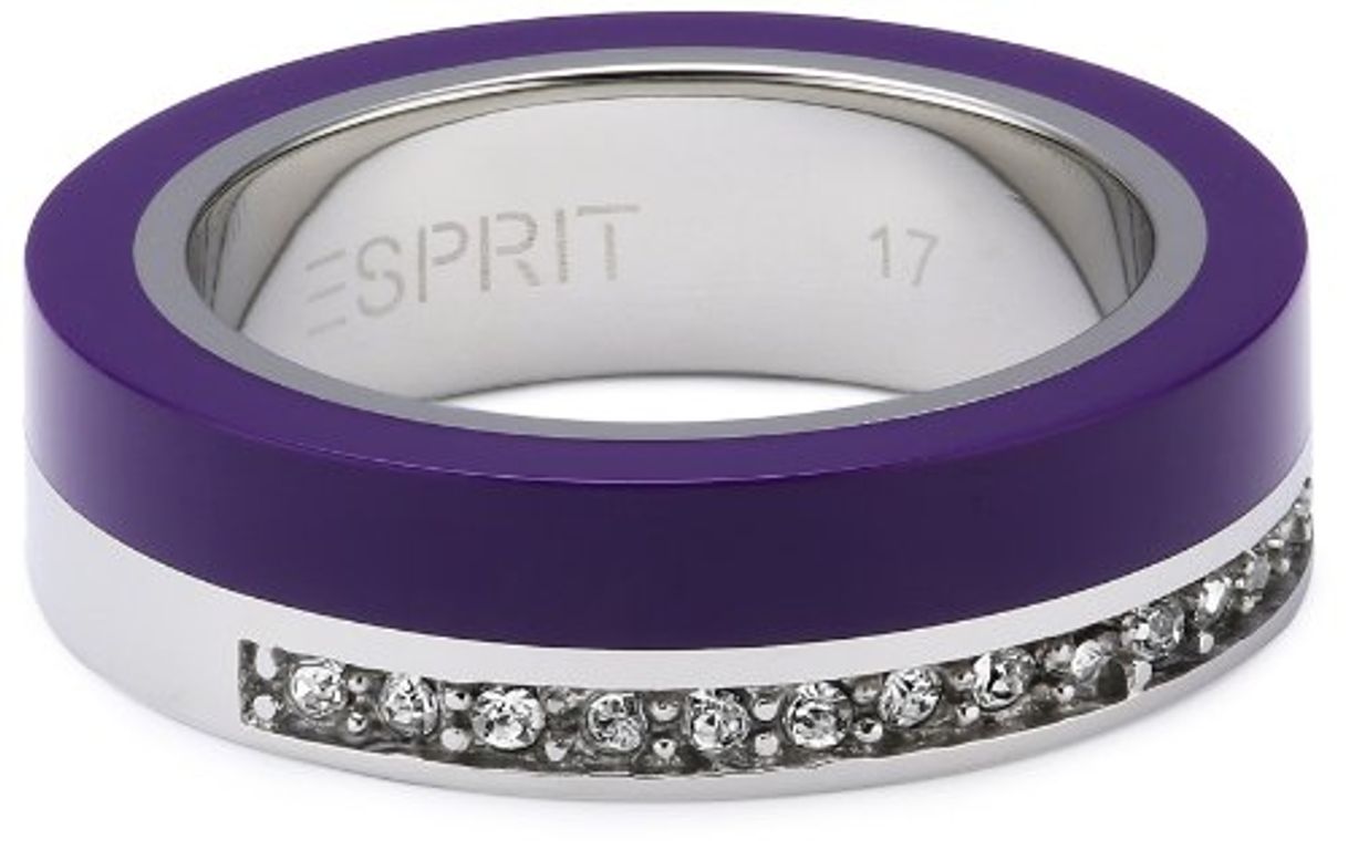 Moda ESPRIT Jewels - Anillo de Acero Inoxidable, Talla 14