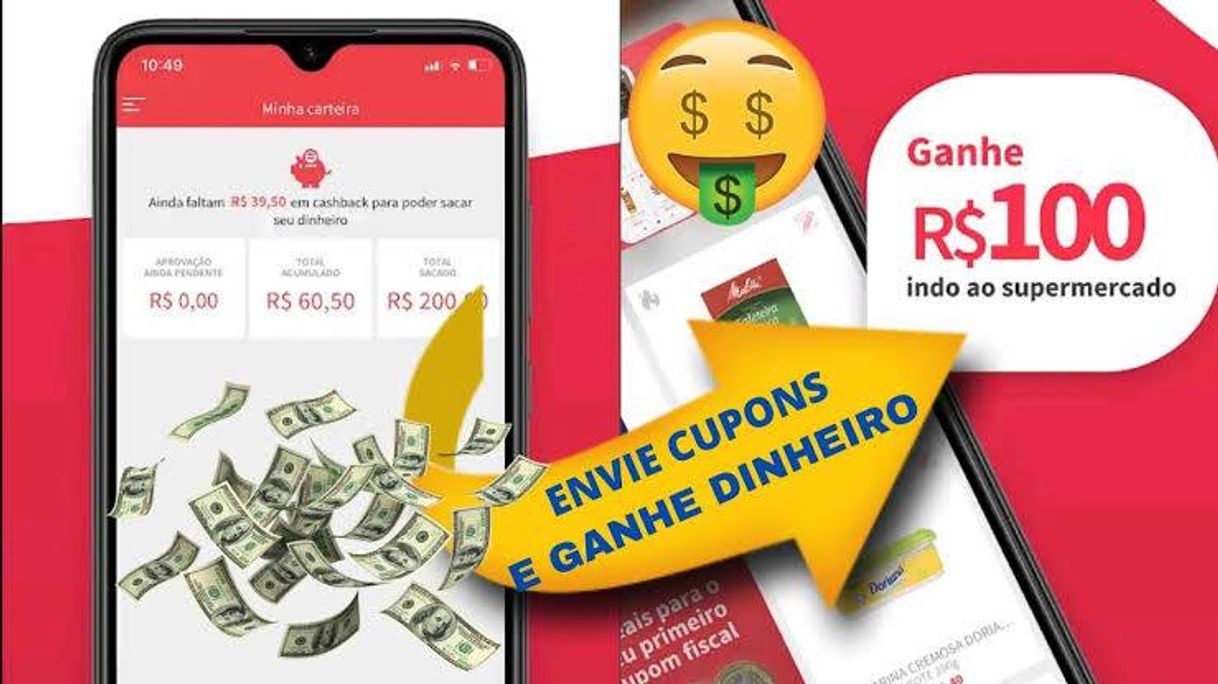 Apps Gelt App, faça dinheiro comprando- Scaneando nota Fiscal