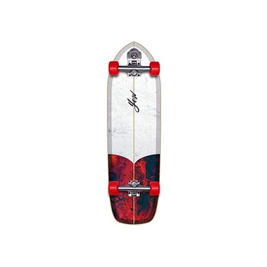 YOW Chicama 33" The First Surfskate Skateboard, Adultos Unisex, Multicolor
