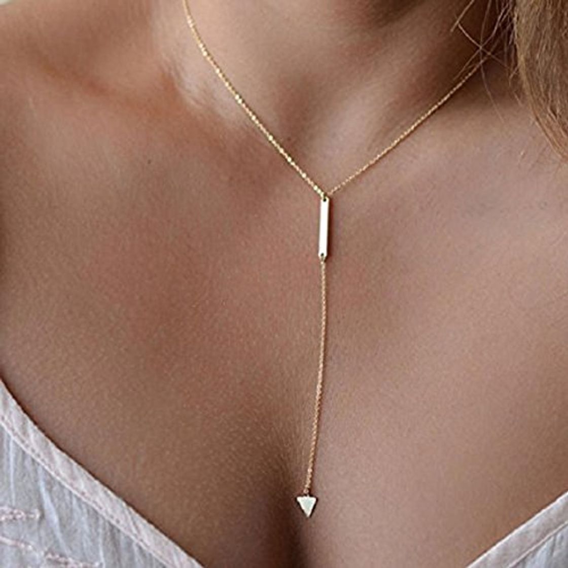 Social Malloom - Collar de mujer con colgante triangular