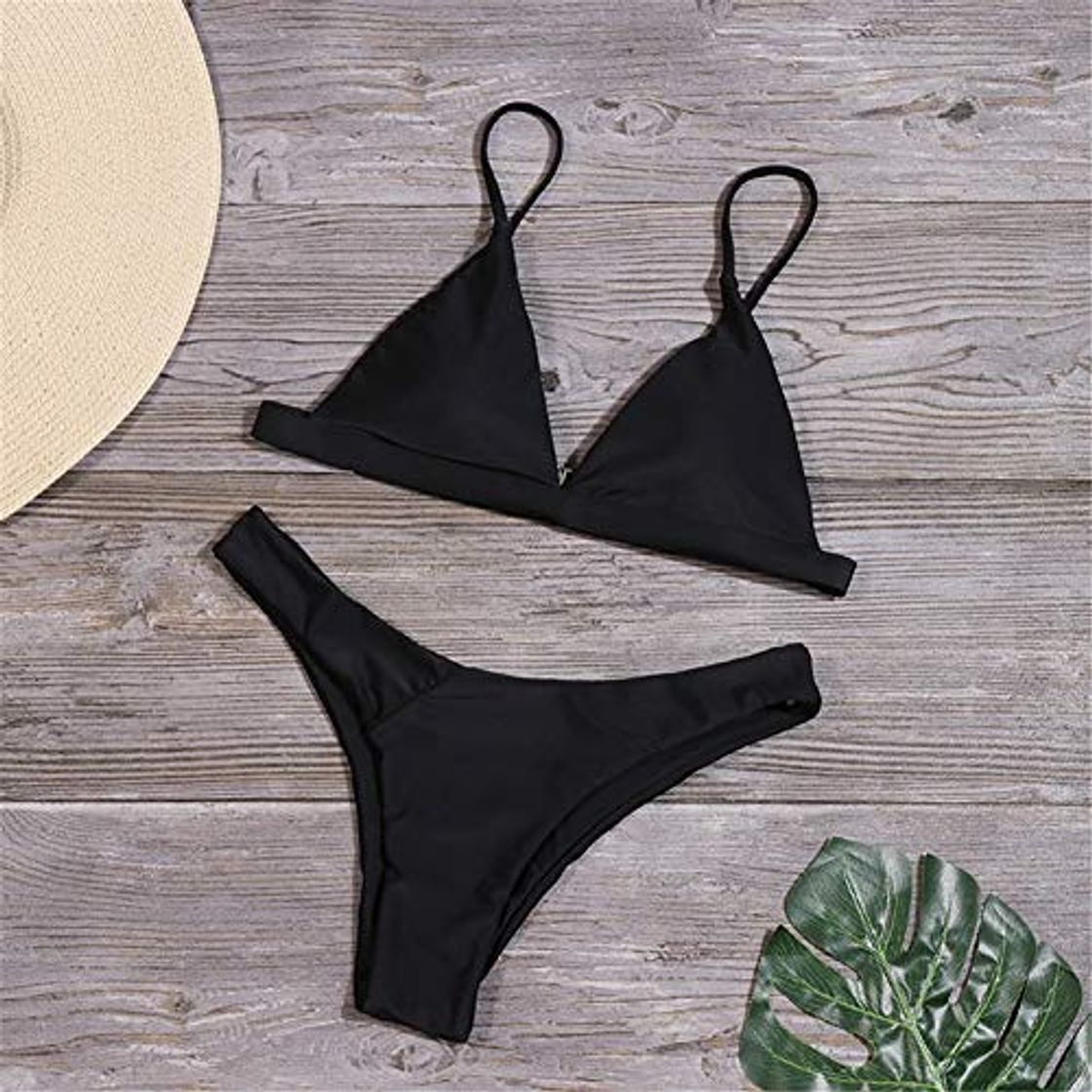 Moda ISKER Traje de baño Minimalismo 2019 Conjuntos de Bikini sólidos Traje de baño para Mujer Traje de baño para Mujer Bikini Trajes de baño