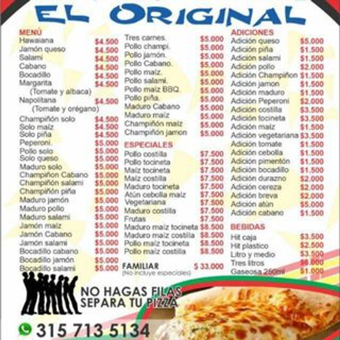 Restaurantes J.J. Pizza El Original