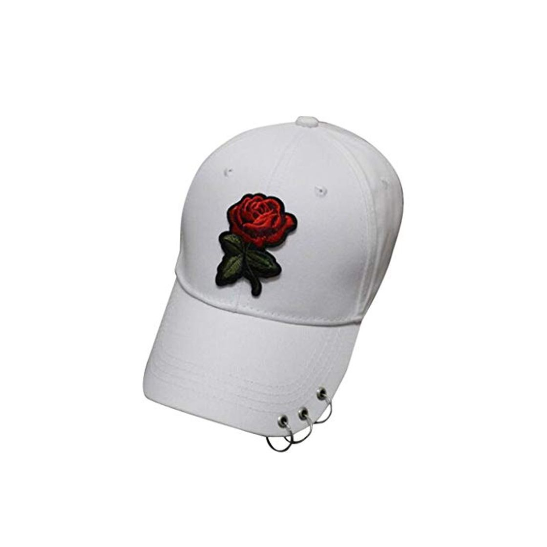 Product VECDY Gorra Béisbol, Algodón Bordado Rosa Tres Anillos Gorra De Béisbol Hombres