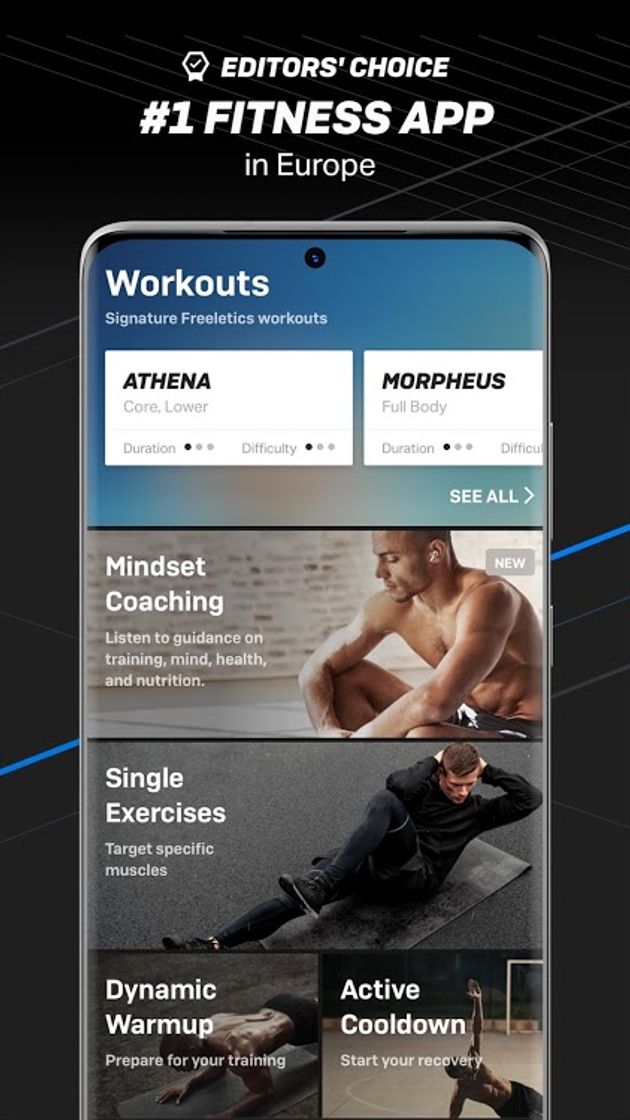 App Freeletics – Training Coach