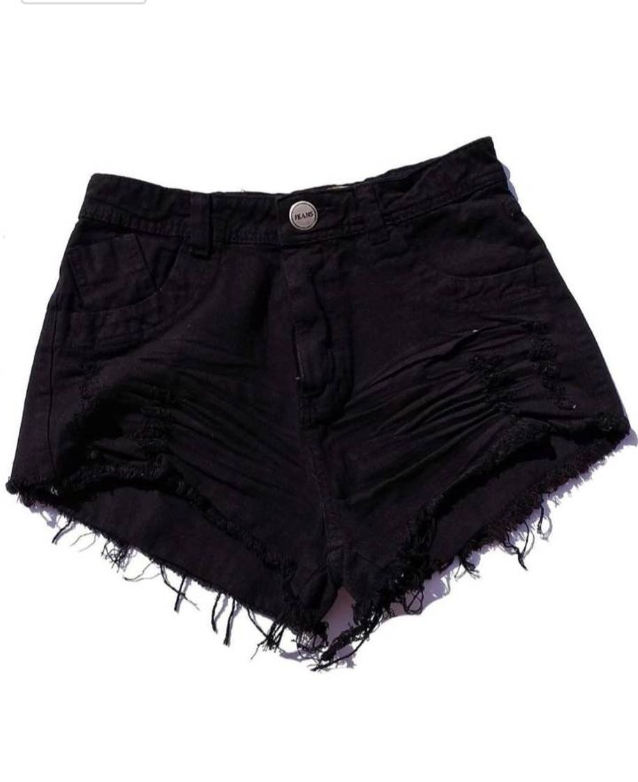 Fashion Shorts Jeans Feminino Cintura Alta Destroyed Hot Pants S05