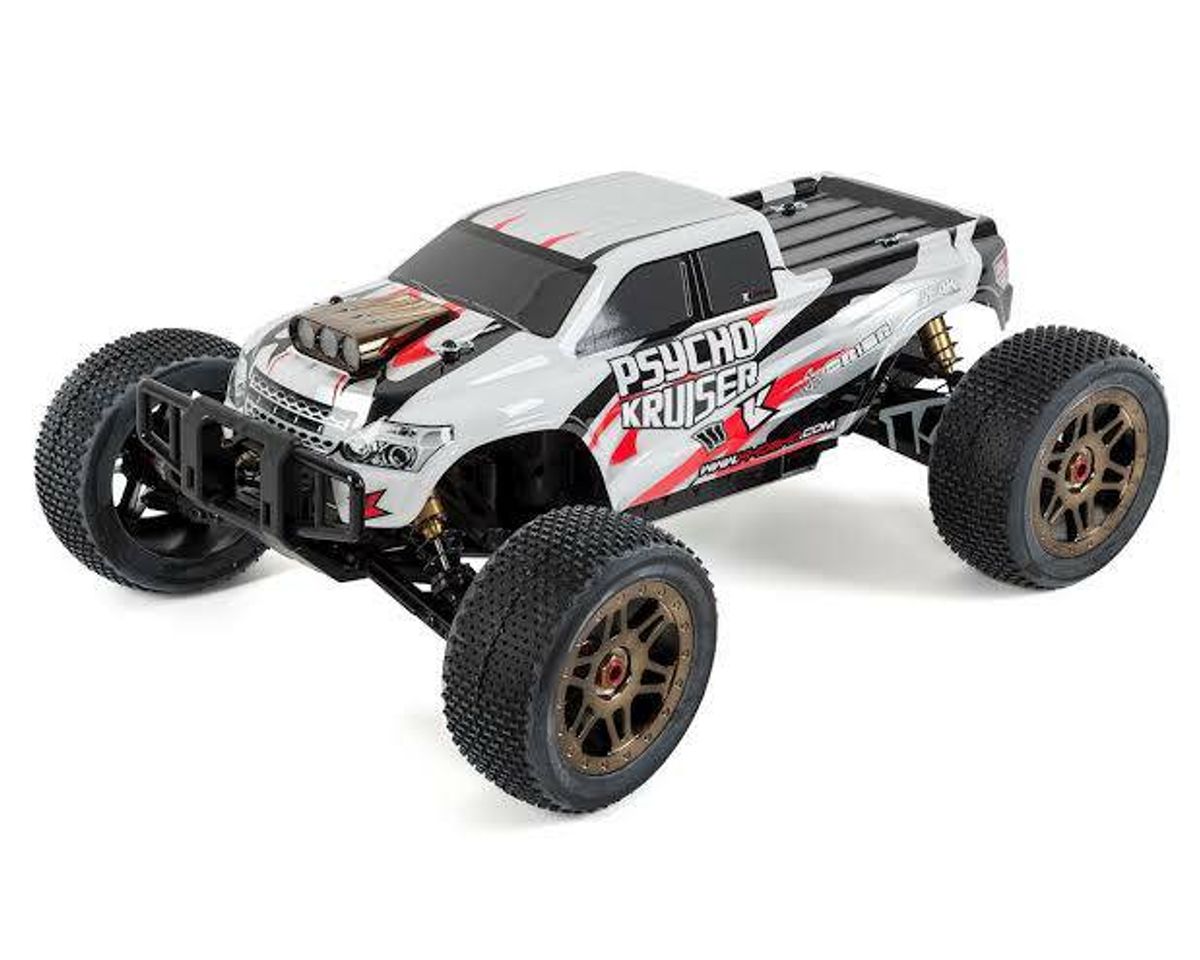 Fashion Automodelo Kyosho 1:8 Rc Ep Rs Psycho Kruiser 4Wd Ve Branco