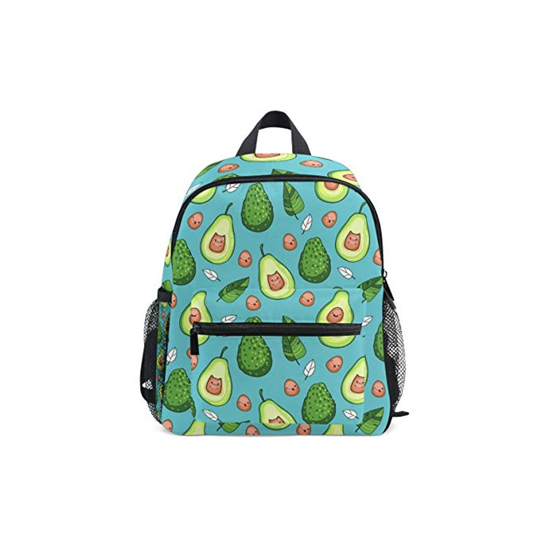 Moda Mochila para niños Kawaii Avocado Green Kindergarten Prechool Bag for Toddler Girls Boys