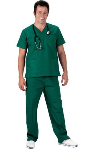 NCD Medical/Prestige Medical - Camisa para uniforme médico, XS, verde