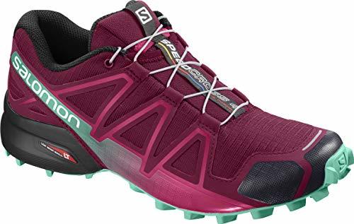 Fashion Salomon Speedcross 4 W, Zapatillas de Trail Running para Mujer, Rojo