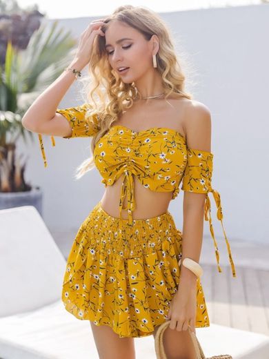 Amarillo floral 