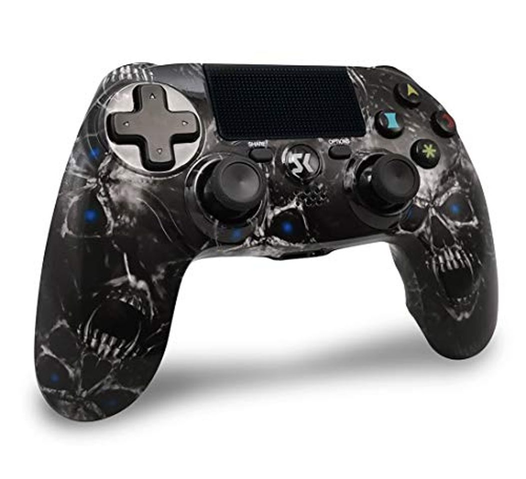 Product Mandos PS4 Inalambricos, Controlador PS4 Inalámbrico Dual Shock Gamepad de Doble Vibración