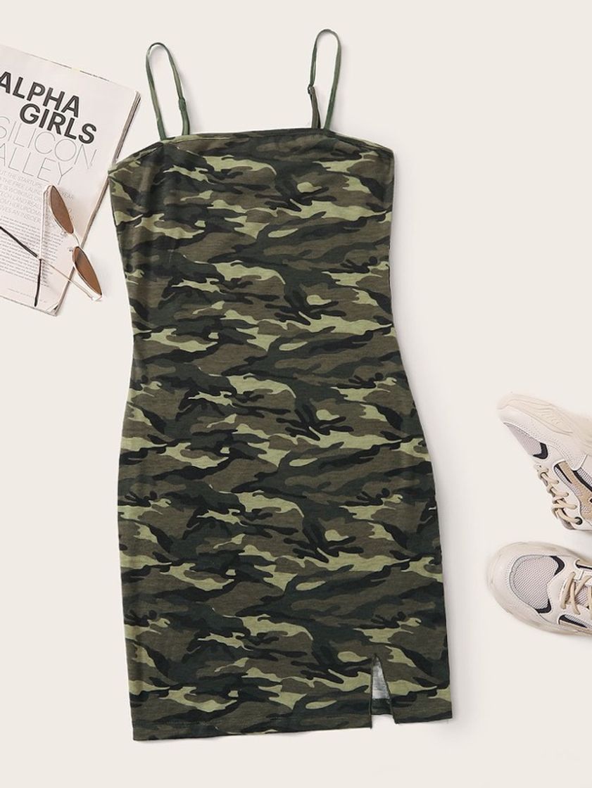 Social Vestido militar 