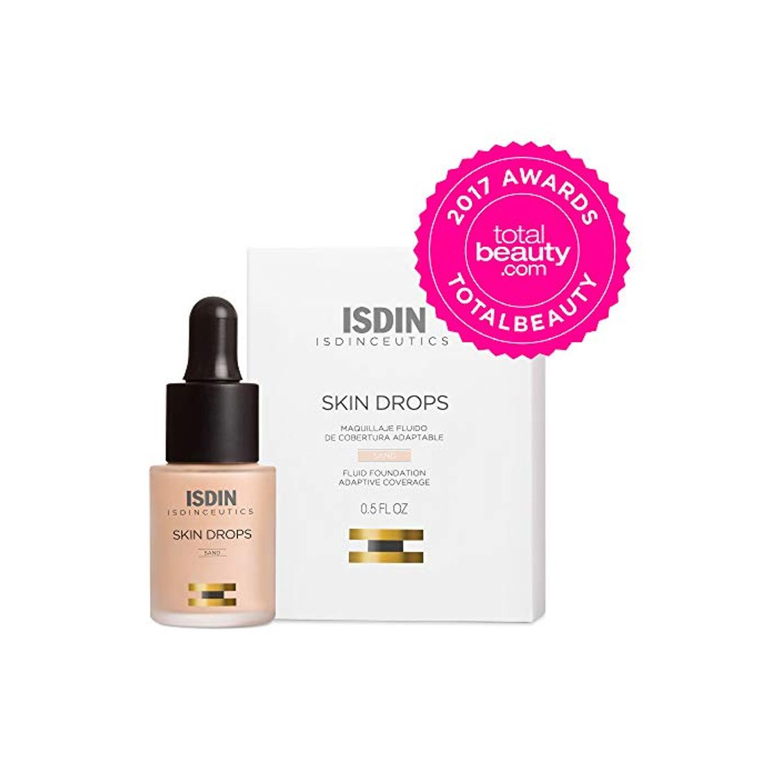 Belleza ISDINCEUTICS SKIN DROPS Maquillaje de cobertura adaptable SAND