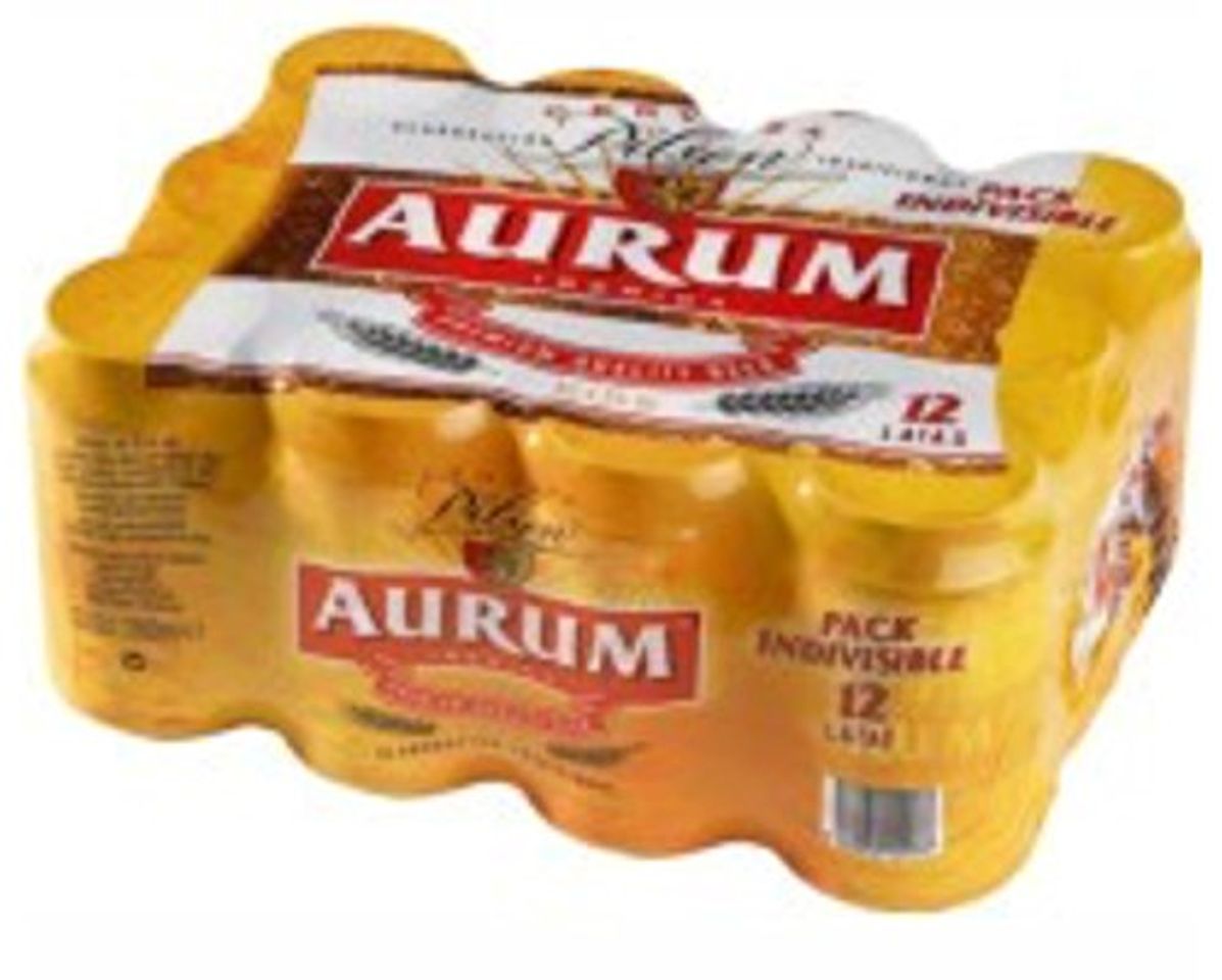 Producto AURUM Pack de 24 Cervezas x 33cl Total de 7