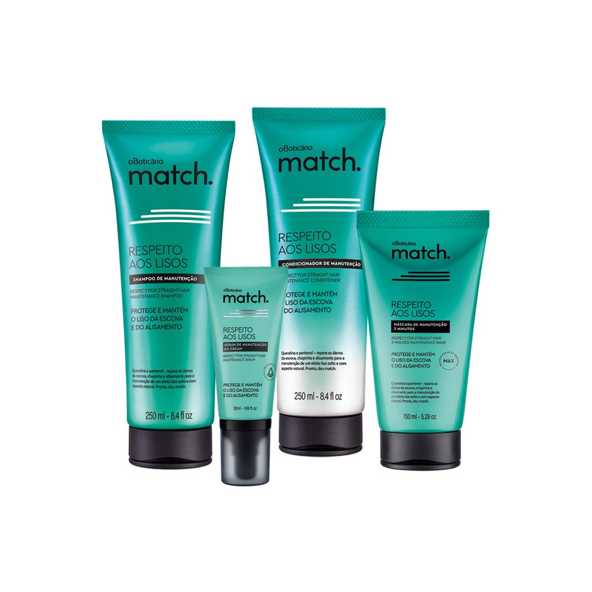 Social Linha Match para cabelo liso 