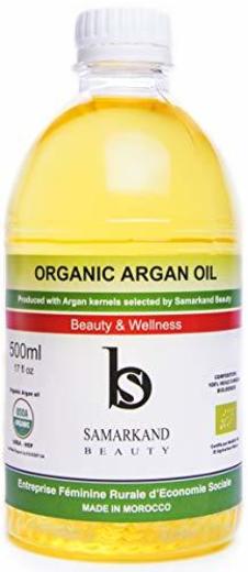 500 ml Aceite de Argán BIO 100% Puro Primera Presión en Frío