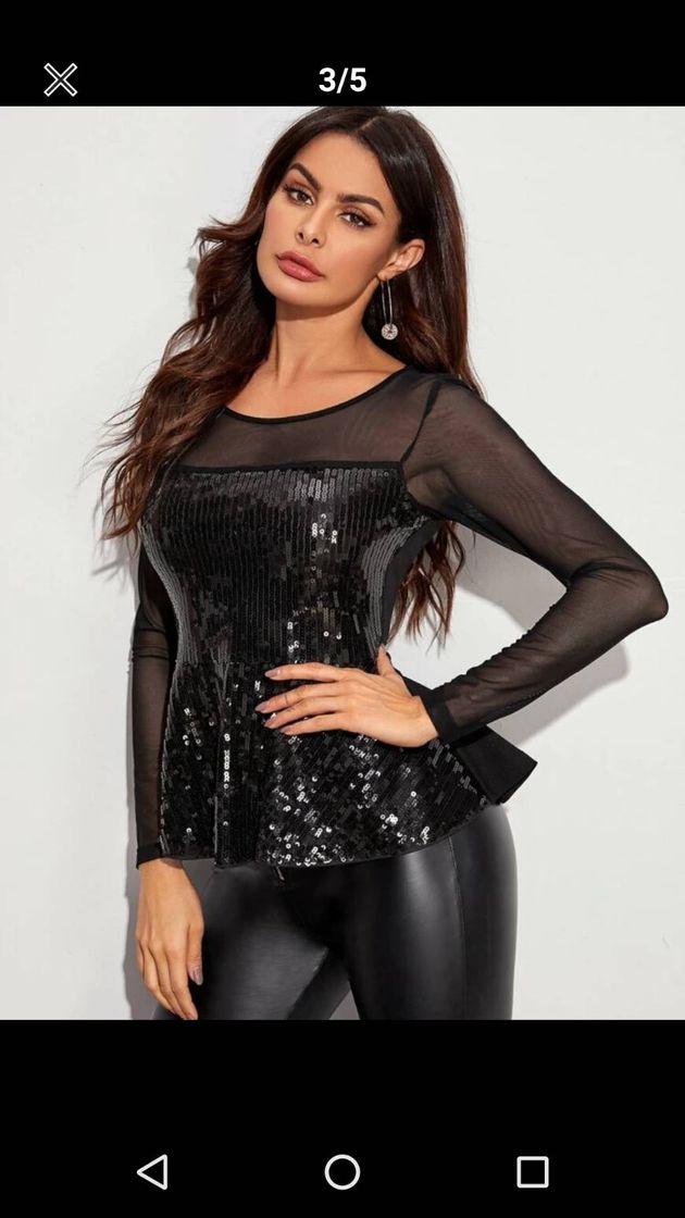 Fashion Blusa negra