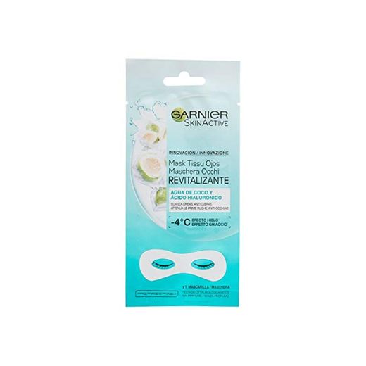 Garnier SkinActive Mascarilla de Tela Contorno de Ojos Revitalizante y Anti